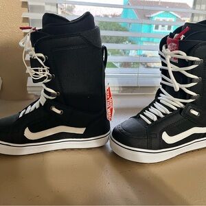 Black and White High-Top Sneakers
